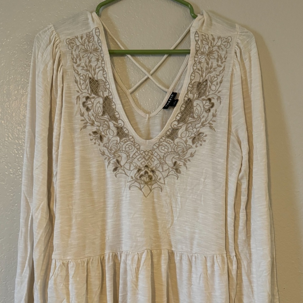 Torrid Cream Size 1 Blouse
